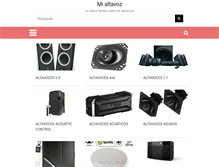 Tablet Screenshot of mialtavoz.com